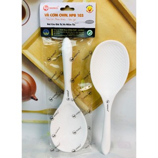 Vá cơm oval HPB103 HOFACO - Muỗng xới cơm siêu to, an toàn, tiện lợi