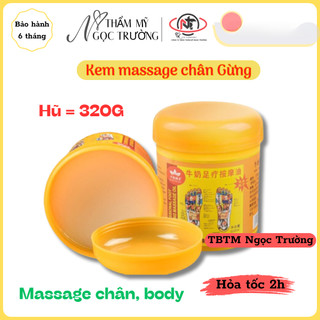 Kem massage chân gừng, massage body | Kem massage body, massage bàn chân gừng giữ ấm cơ thể