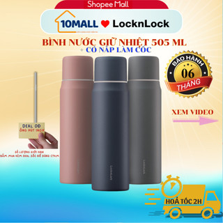  Bình Giữ Nhiệt LocknLock 505ml LHC1487 Nắp Cốc Một Chạm Maman Cup Vacuum Bottle Lock&Lock  10MALL 