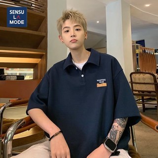 Áo thun Polo nam SENSU LA MODE thiết kế vải cotton Cá sấu cao cấp ngắn tay cực sang trọng và lịch sự