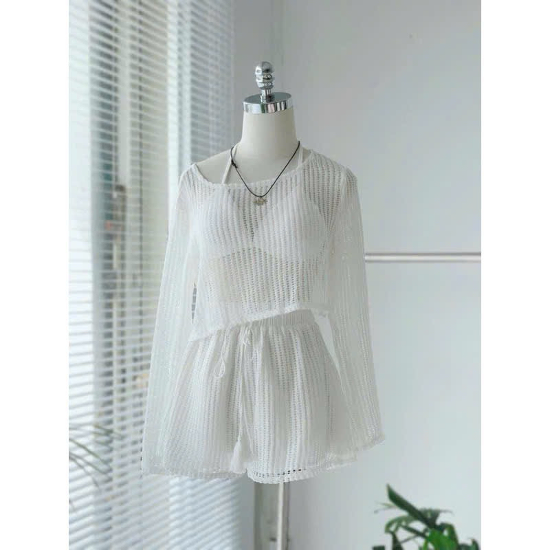 [ Hang QCCC)Set Bộ Ba Món Đi Biển Cho Nữ Set Bikini Kèm Khoác Cực Xinh Cho Nữ Đi Chơi Đi Biển Năng Động Kín Đáo MANILA | BigBuy360 - bigbuy360.vn