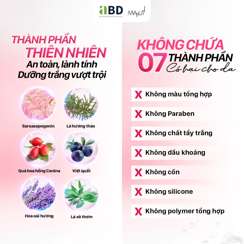 Kem nâng ngực upsize, tăng vòng 1, Vòng 3 săn chắc & sexy Nhật Bản - Maputi Bust Cream 60g