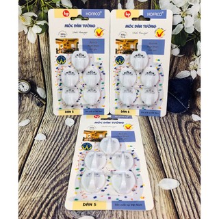 Móc dán 5 HPG09 - Móc dán tường bằng nhựa cao cấp HOFACO