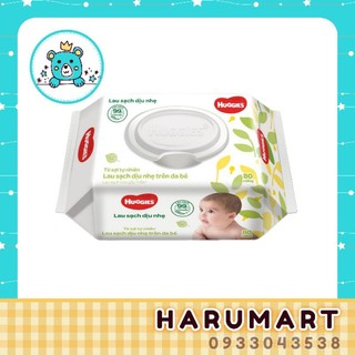 Khăn ướt Huggies 80 tờ 64 tờ không mùi dịu nhẹ cho bé