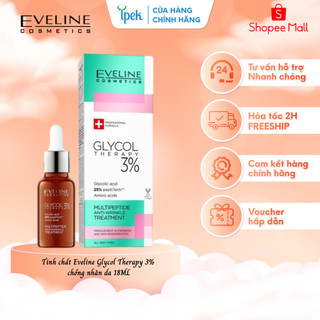 Tinh chất Eveline Glycol Therapy 3% chống nhăn da 18ML