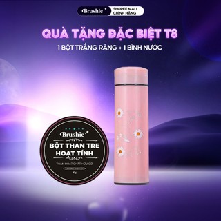 Combo quà tặng: 1 bình giữ nhiệt + 1 bột than tre