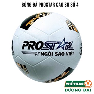 Quả Bóng Đá Trẻ Em Cao Su Prostar Banh Số 4 Bóng Size 4 (Màu Ngẫu Nhiên) Tặng Kim Bơm Lưới Đựng Bóng