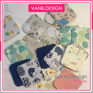 Lót ly vải, miếng lót cốc handmade