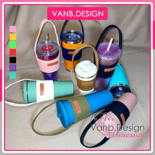 Túi đựng ly giữ nhiệt 550ml 750ml 900ml, túi xách bình nước handmade [Vanb.design]