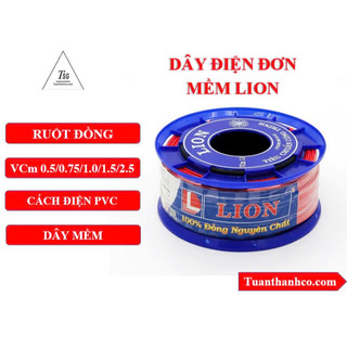 Dây điện lion đơn mềm 0.5 / 0.75 / 1.0 / 1.5 / 2.5
