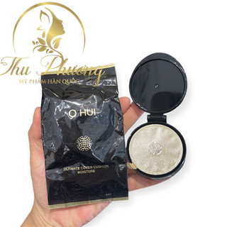 Lõi phấn nước Ohui đen che khuyết điểm, chống nắng Ultimate Cover Cushion SPF50+/PA+++