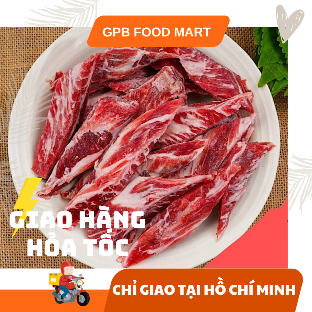 Thịt dẻ sườn bò BBQ thơm mềm | Giao hoả tốc HCM
