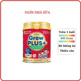 [T5-2026] SỮA NUTI GROWPLUS ĐỎ 1+ 400G, Nutifood grow plus đỏ trên 1 tuổi tăng cân, cao lớn