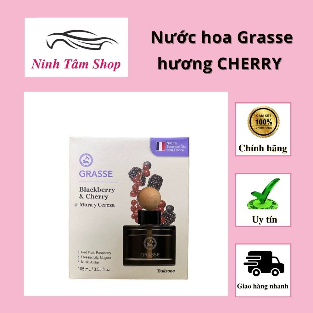 Nước Hoa Ô tô Hàn Quốc Grasse Blackberry & Cherry 105ml