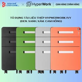 Tủ tài liệu thép Hyperwork IVY MC01 - Hyperwork Ivy Slim MC02 (4 màu) - Hàng chính hãng