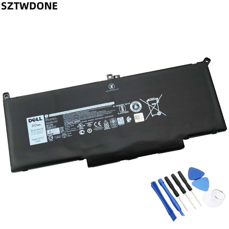 ⚡Pin Battery Laptop Dell Latitude 12 7280 7480 F3YGT new original