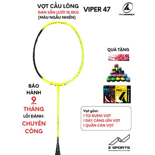 Vợt cầu lông Prokennex Viper 47 Speed rẻ nhất thị trường đã đan dây chuyên công bảo hành 9 tháng