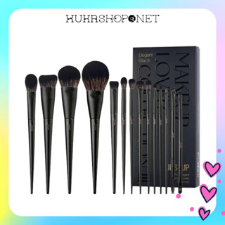 [Bộ cọ Jessup 14 cây]Bộ cọ trang điểm Jessup Elegant Black Makeup Lover Collection 14 cây makeup cá nhân chuyên nghiệp