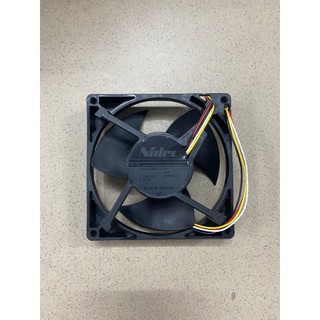 Quạt tủ lạnh DC 12v - 4 dây- 3 cánh 12.5cm x 12.5 cm ( Dùng cho tủ lạnh)