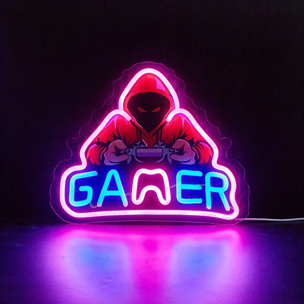 Đèn Led Neon Trang Trí Gaming Nhiều Mẫu, Nhiều Kích Thước