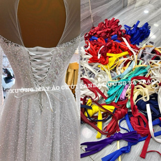 [SẴN NHIỀU, ẢNH THẬT] DÂY RÚT, MIẾNG LÓT/ĐẮP VÁY CƯỚI PHI LỤA CHO CÔ DÂU DÀY DẶN NHÀ MAY ĐỦ MÀU ĐỦ SIZE ĐI TIỆC CƯỚI HỎI