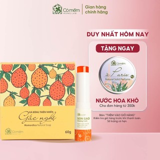 Combo son dưỡng và xà bông cỏ mềm 94g