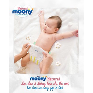 (Dùng Thử) 10 Miếng Tã/Bỉm Dán Moony Natural Size S
