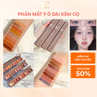 Bảng phấn mắt nhũ lì 9 ô màu thời thượng màu hottrend makeup đi chơi ZENTOP