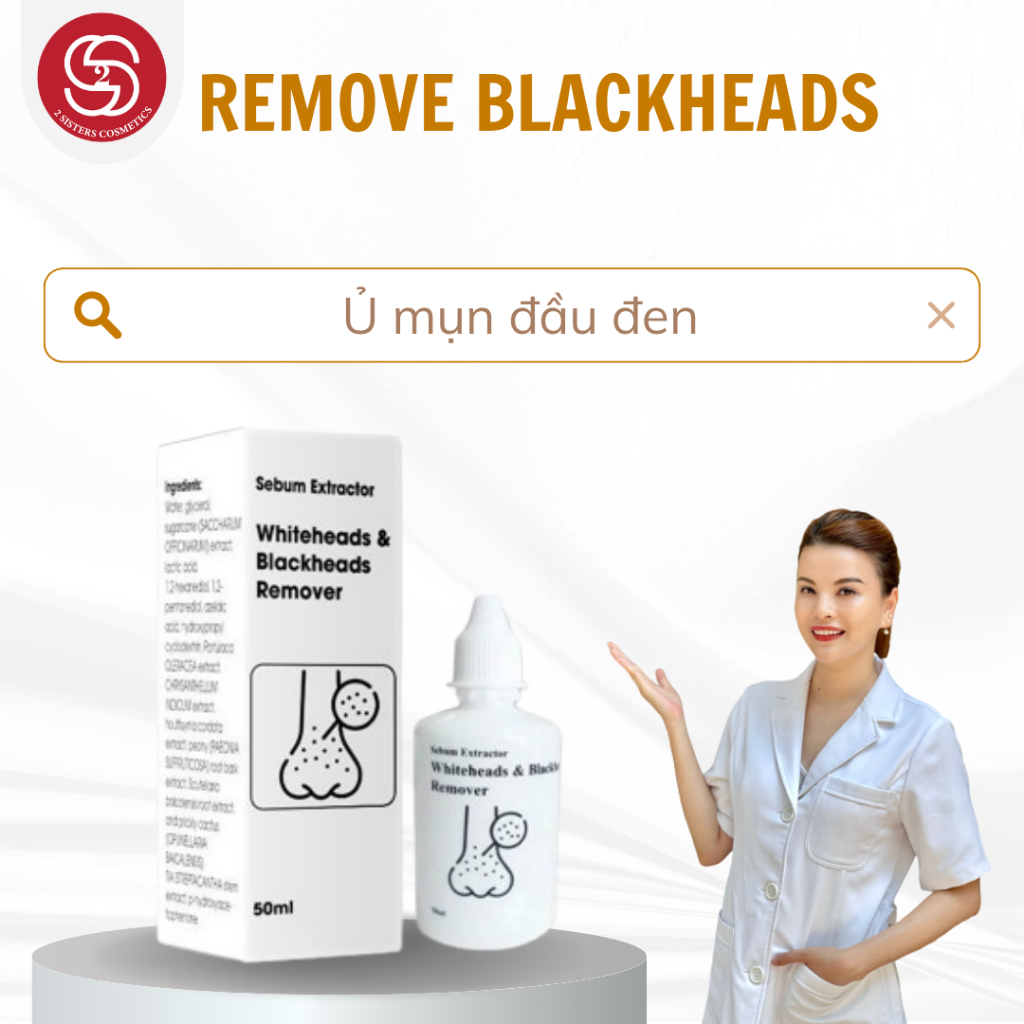Ủ mụn đầu đen Remove Blackheads 50ml
