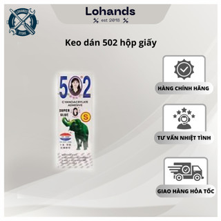 Keo dán đa năng keo dán siêu dính keo 502 loại nhỏ hộp giấy Lohandstore