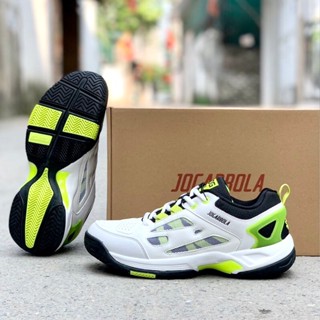 Giày tennis JG nam Chính Hãng JOGARBOLA 21006, JG 222064, Lefus L025 cao cấp màu xám, xanh