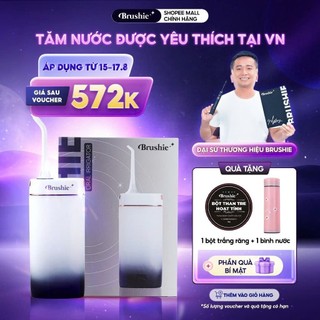 Tăm nước cầm tay Brushie chính hãng tăm nước du lịch thế hệ mới bảo hành 12 tháng