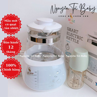 Bình đun nước pha sữa Moaz bebe MB002 có quạt tản nhiệt bảo hành 12 tháng