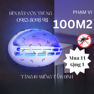Đèn bắt muỗi thế hệ mới, đèn bắt ruồi, muỗi, côn trùng có cánh