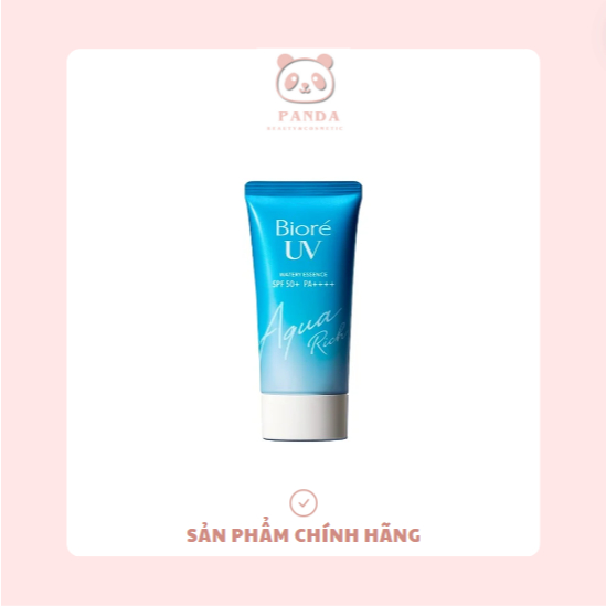 Kem Chống Nắng Bioré UV Aqua Rich Watery Essence SPF50+ PA++++ Có Màng Mước Dưỡng Ẩm Dành Cho Mọi Lo