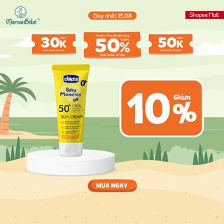 Kem chống nắng 3 tác động spf 50+ chicco