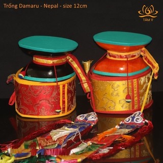 Trống Damaru Thủ Công Nepal