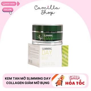 Kem tan mỡ Slimming Day Collagen ủ nóng giảm mỡ bụng
