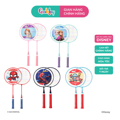 Vợt Cầu Lông Trẻ Em Disney (Hello Kitty/ Frozen/ Spiderman/ Captain/ Lotso/ Minion/ Sofia/ Princess)