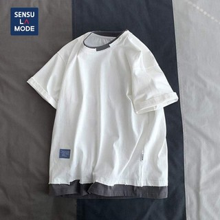Áo thun unisex  nam nữ tay lỡ họa tiết rách - Áo phông tay lỡ form rộng cổ tròn cao cấp 2023