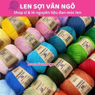 Sợi Amigo Cotton Craftyarn VN (cuộn 100gr)