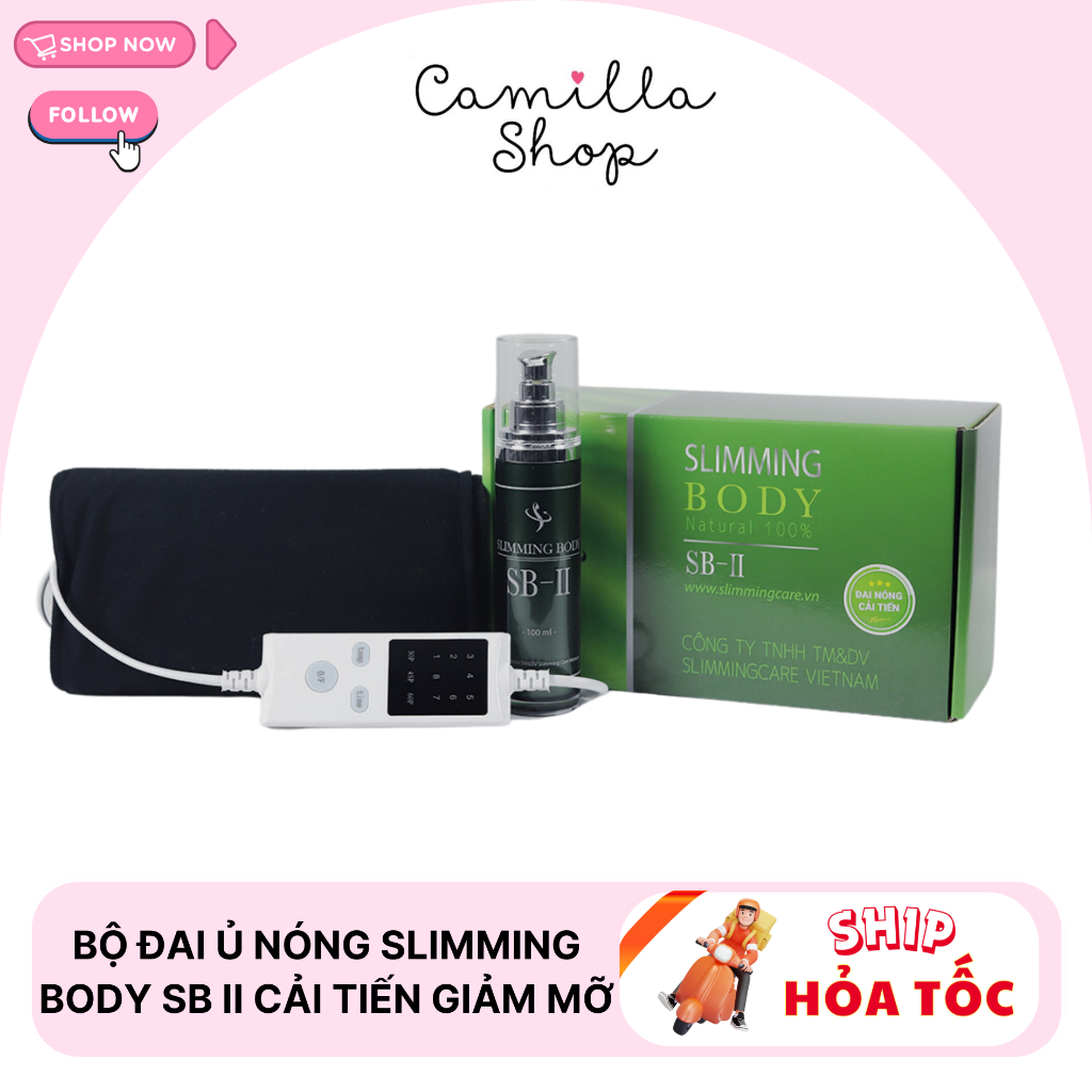 Bộ đai ủ nóng Slimming Body 2 SB2 cải tiến ủ nóng tan mỡ giảm mỡ