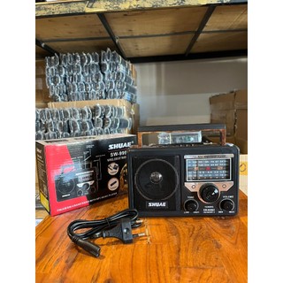 Radio nghe nhạc SW-999UAR USB, FM, AM, thẻ nhớ, tiết kiệm pin. BH 12 tháng
