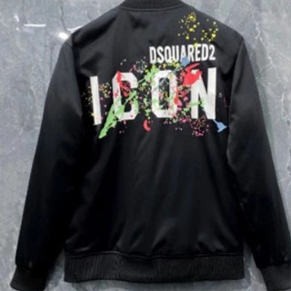 Áo Khoác dsq ICON In Họa Tiết Sau Áo Khoác Gió Nam Dsquared2 Icon Vẩy Sơn Màu Hot Áo Bomber Nam Dành Cho Boy Phố 