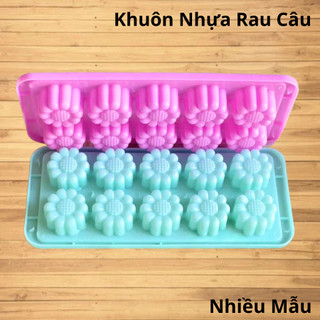 Khuôn Nhựa Làm Đá Lạnh, Bánh Rau Câu, Bánh Pudding