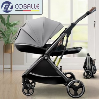 {Full Quà Tặng 7 Món} Xe đẩy nôi COBALLE, 2 chiều 3 tư thế gấp gọn đi máy bay, khung hợp kim nhôm phủ bóng siêu nhẹ 7kg