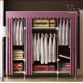 Hoàn Tiền Nếu Mua Được Tủ Vải Chất Lượng Bằng Mà Rẻ Hơn khung gỗ 3 buồng