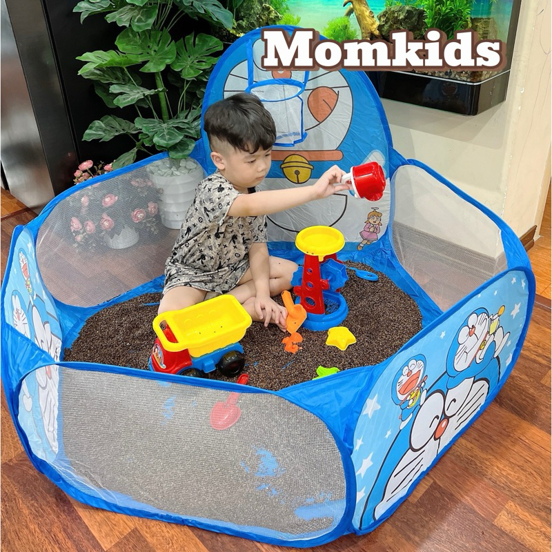 Combo đầy đủ đồ chơi xúc cát hạt muồng cho bé