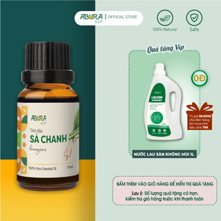 Tinh dầu spa Sả Chanh xông thơm phòng chai 50ml ABURA tinh dầu xông hơi tại nhà thơm phòng đuổi muỗi
