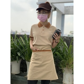 Tạp dề NGẮN nhiều Màu phục vụ Giá Rẻ - Tạp dề đồng phục quán cafe, làm bếp, nhà hàng, quán ăn